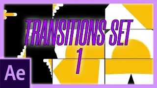 Flat Transitions Animation in AE | After Effects Showcase