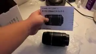 Canon EF-S 55-250mm f/4.0-5.6 IS II  Lens - Unboxing