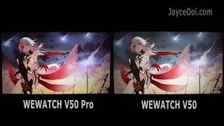 WEWATCH V50 Pro vs WEWATCH V50, XIDU S1, BlitzWolf V5, Touyinger HQ7 & Everycom HQ9W