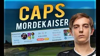 CAPS IS CRAZY WITH NEW MORDEKAISER | 20+ KILL GAME - Midbeast Review