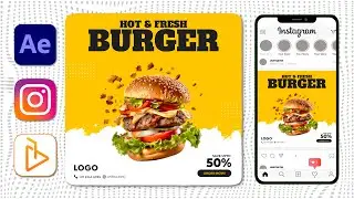 Instagram Post or Story Animation in After Effects | Tutorial | Free Template