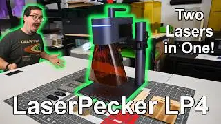 The Worlds First Dual Laser Engraver | 20w diode + 2w infrared - LaserPecker LP4 Review