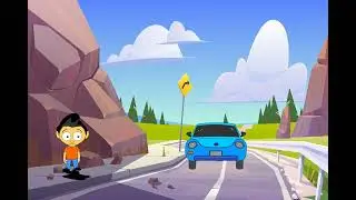2D Cartoon character walking animation