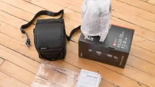 Sonyalpha 24-70/2.8 GM lens unboxing