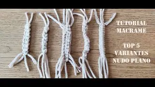 TOP 5 Most Common Macramé Flat Knot Tutorial | TOP 5 Flat Knot Macrame Step by Step