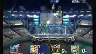 SSBB - Lucario vs. Lucas vs. Link vs. Fox