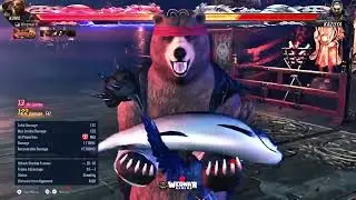 Tekken 8 | Kuma Wall Break Combos - Secluded Training Ground Stage