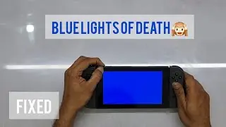Nintendo Switch blue lights off death error fixed