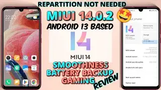MIUI 14 Android 13 For Redmi Note 7 Pro | MIUI v14.0.2 Global | Latest MIUI Update For RN7P