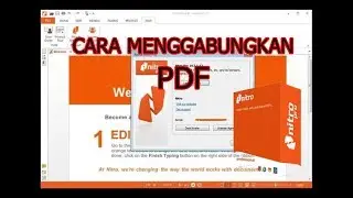 Cara menggabungkan PDF dgn Nitro