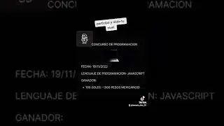 Concurso quincenal de programación (CADA 15 DIAS)