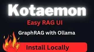 Kotaemon - Easy Local RAG UI - GraphRAG with Ollama - Tutorial