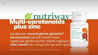 Multi-carotenoids plus zinc Nutriway #amway #amwayturkiye #gözrahatligi