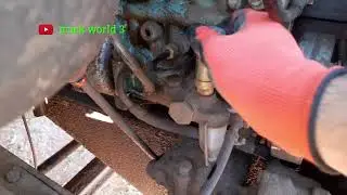 old truck starting after long time || old truck starting sound ||diesel cold start