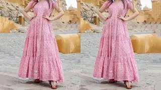 Four Layer Dress: Cutting and Stitching Tutorial | Thaiyal Kalai | TK