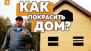 HOW TO PAINT A HOUSE? MISTAKES WHEN PAINTING A LOG HOME