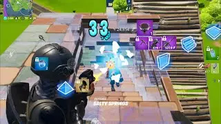 32 Kill Solo Squads - Fortnite mobile (Gameplay)