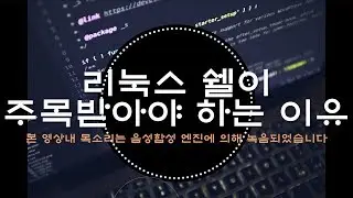 [개발환경]리눅스 쉘이 주목받아야 하는 이유