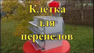 Клетка для домашнего содержания перепелов.