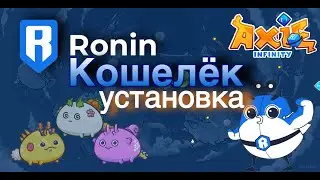 Установка Ronin wallet для Axie Infinity | Инструкция