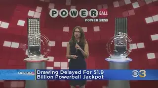 Drawing delayed for world record $1.9 billion Powerball jackpot