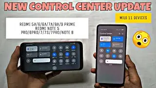 NEW Control Centre Update Miui 11 Device | Install Miui 12 Control Centre Any Xiaomi Devices 😲😲