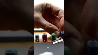Tiny CLAY figurines with #tictac #amongus #polymerclay