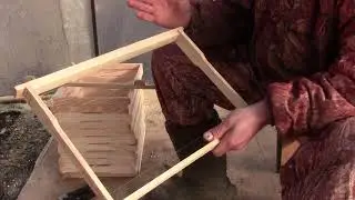 Stretching wire onto frames is easy. How to stretch wire onto frames without a jig.