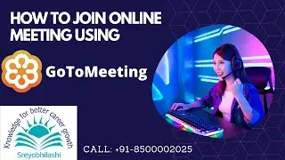 How To Join Online meeting using GotoMeeting