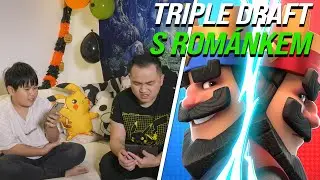 CLASH ROYALE POPRVÉ TRIPLE DRAFT | w/ Románek