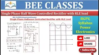 Single Phase Halfwave Controlled Rectifier with RLE Load
