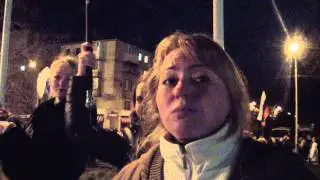 Крым. Референдум. Жители Симферополя празднуют