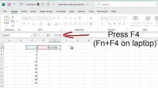 Copy a formula in excel without changing cell reference
