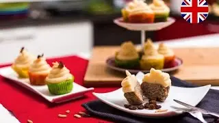 Meatball and mashed potatoes cupcakes - VisualFood creation
