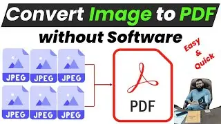 How to Convert Image to PDF without Software? Create PDF on Your Computer l Image to PDF