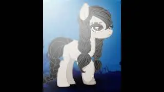 🖤🦄 Wednesday Addams as a pony 🖤🦄  [art] | 
