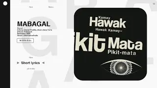 Mabagal - short lyrics [Alight Motion]