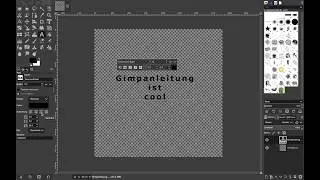 Gimp Tutorial Text Werkzeug