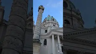 karlskirche Vienna Austria. #sightseeing #traveling #Austria
