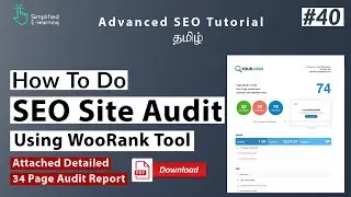 How to do an SEO Audit Report in Tamil ( Template Attached ) | #40