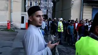 Намози иди қурбон, масҷиди сенной шаҳри Санкт Петербург, соли 2022.
