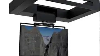 Unitech Systems: Потолочный лифт для дисплеев FPLC V2 Slim R  видео 3