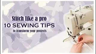Stitch like a PRO 😱 10 sewing tips ✂️⚡️#sewingtips #stitch #sewing #viral