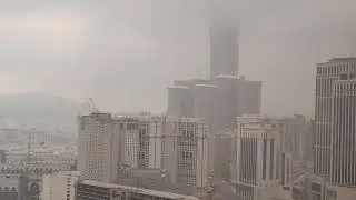 Makkah Clock Tower filled with cloud | Beautiful Morning View