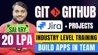 Manage Software Projects in Team or Single - Git & Jira Tutorial For Beginners in Hindi