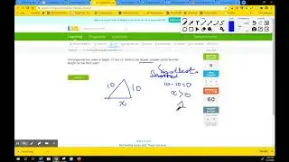 IXL Practice: Triangle Inequality Theorem