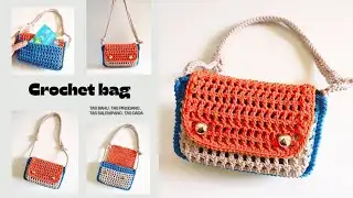 Crochet purses and bags for beginners ( subtitles )