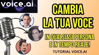 CHANGE VOICE (even in real time!) WITH ARTIFICIAL INTELLIGENCE - Tutorial Voice.ai
