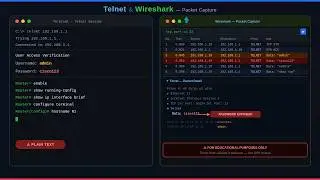 How Hackers Can See Telnet Passwords | Wireshark Packet Capture Demo