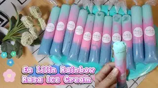 JUALAN INI SAMPE BISA OMSET JUTAAN PERHARI..!! Es Lilin Rainbow Rasa ICE CREAM Banget..